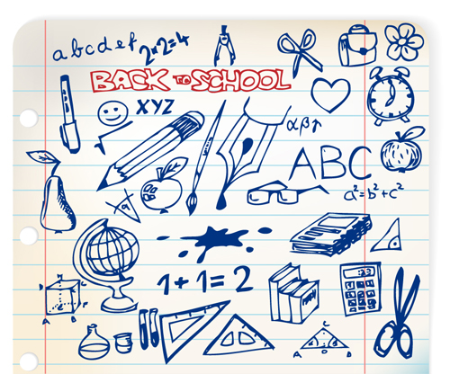 School drawn Creative vector 05