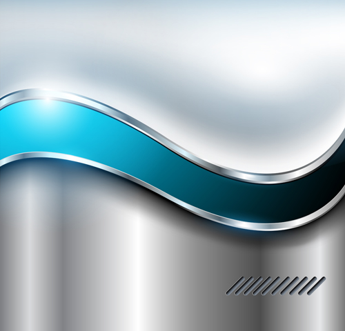 Sparkling metallic backgrounds art vector 02