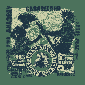 Vintage T shirt print vector 01