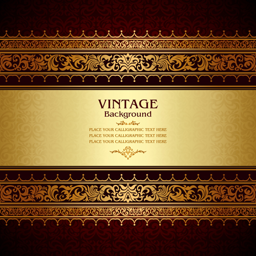 vintage Vectors luxury background vector background 