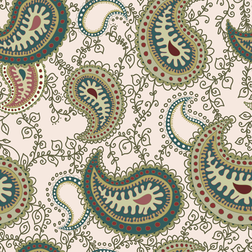 seamless pattern paisley 