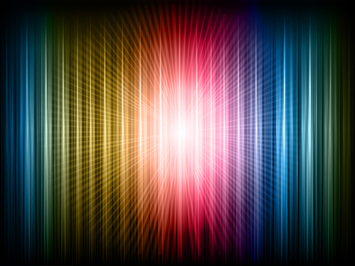 Pretty Rainbow background vector set 02