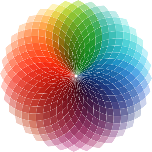 Pretty Rainbow background vector set 05