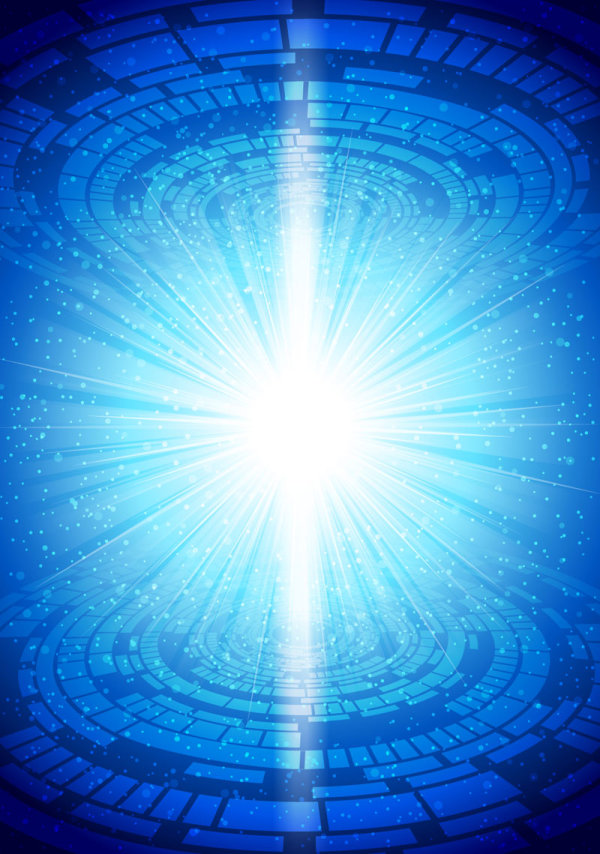 shining blue background free vector 02