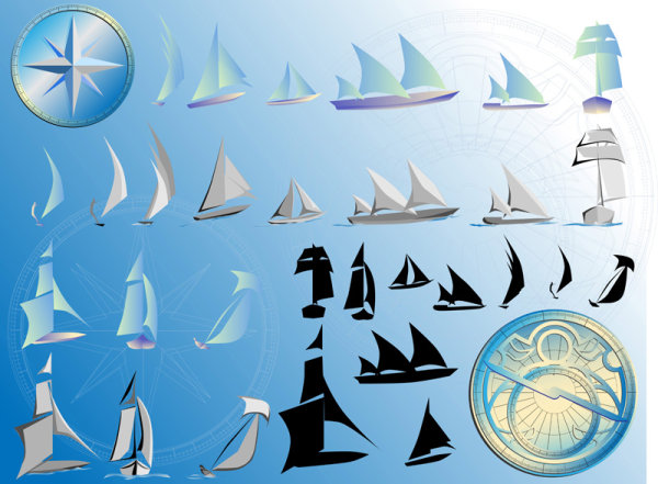 free vector Shipping Silhouettes 04