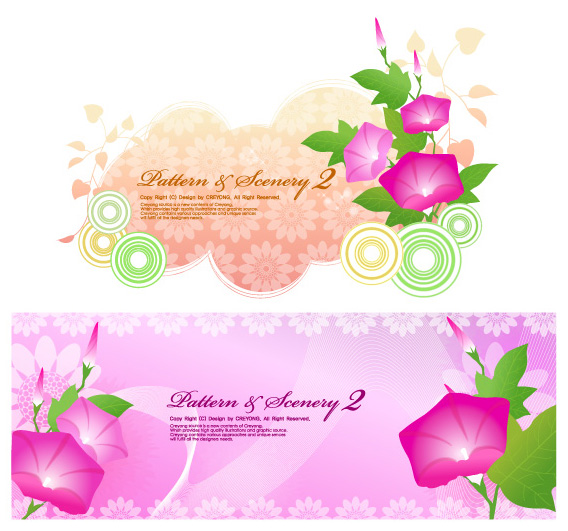 Petunia fantasy background art vector