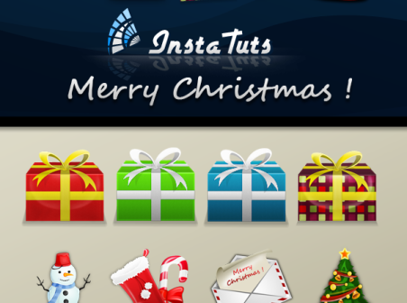 12 Christmas Themed icons