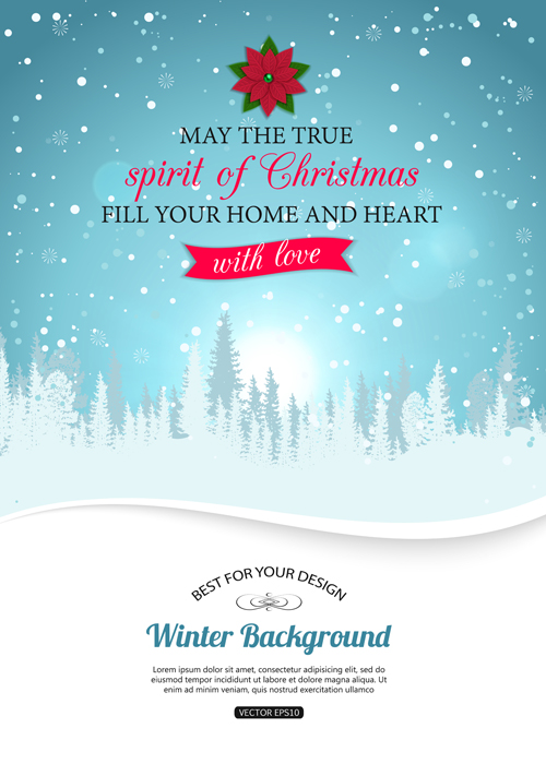 winter snow Christmas snow background vector background 