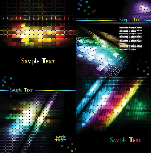 Lattice glare background design vector