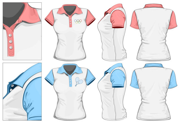 Clothes template design vector 06