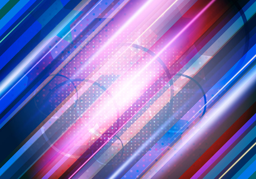 Abstract Backgrounds with Shiny Waves vector 04