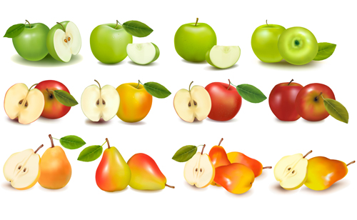 slice pears apple 