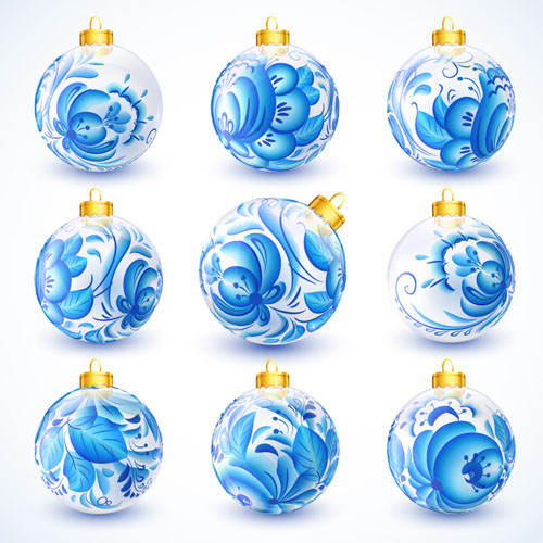 creative Christmas ball christmas blue ball 
