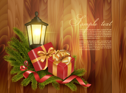 wooden lamp gift christmas 