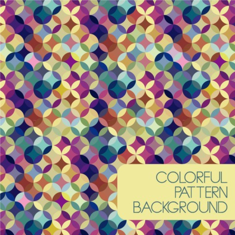 Circular background set vector
