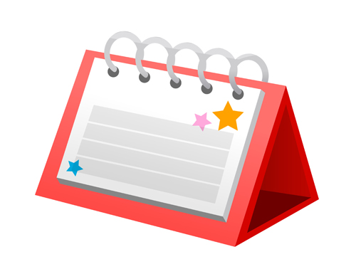 2014 Desk calendar design template vector 02