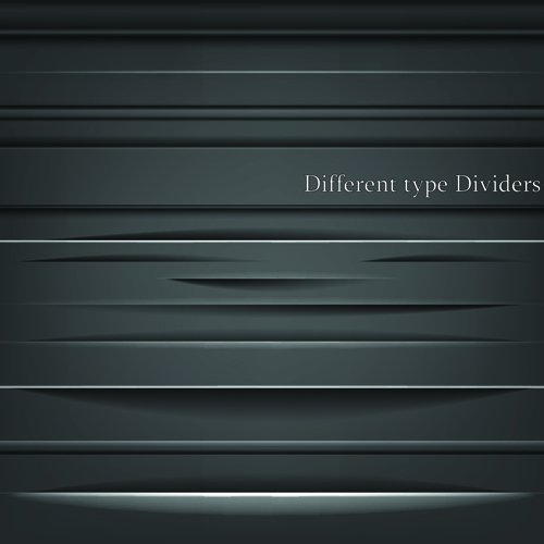type dividers different 
