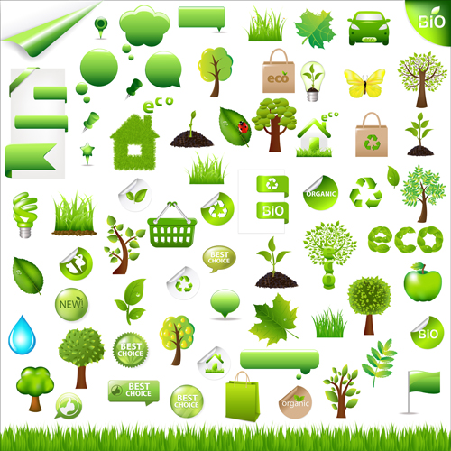 stickers sticker icon elements element eco bio 