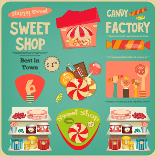 Food sale sticker with logos vectors 01