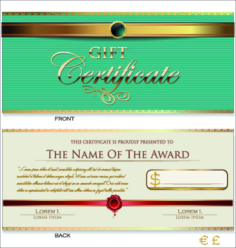 template vector creative certificate template certificate 