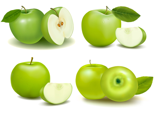 slice green apple 
