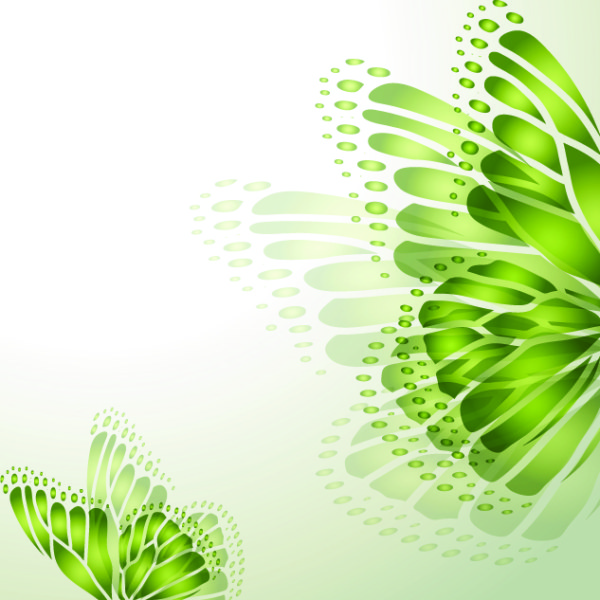vector background style season green background 
