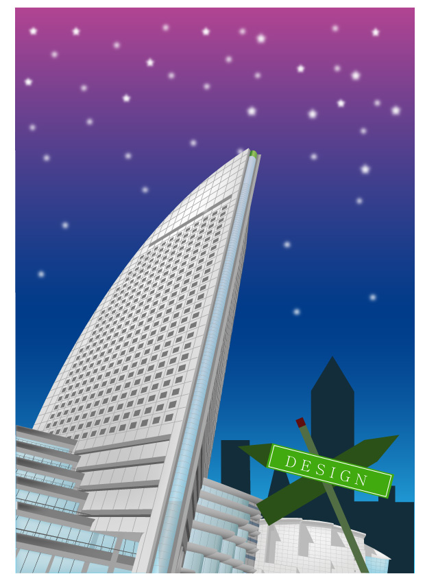 rn city skyscrapers design vector 03 Modern city skyscrapers design vector 03