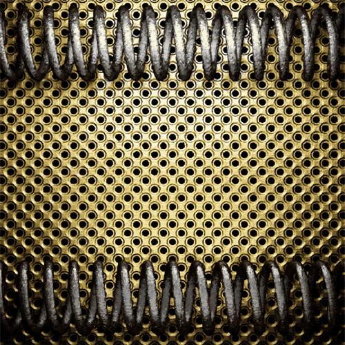 Old Metal Grunge backgrounds vector 02