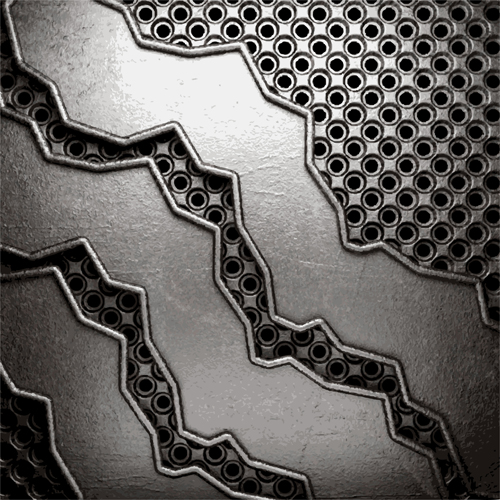 Old Metal Grunge backgrounds vector 03