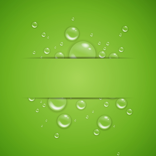 Transparent bubbles with background vector 03