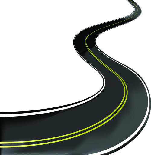 ous asphalt roads vector material 05 Various asphalt roads vector material 05