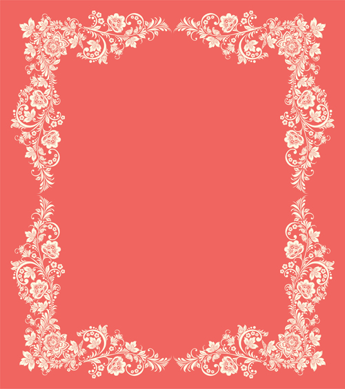 vintage pink floral background 