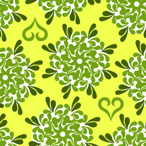 Elegant Floral Pattern vector 02