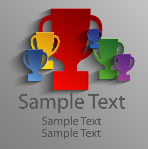Colored elements creative background vector 04