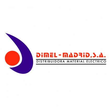 Dimel madriD vector logo material Dimel madriD vector logo material