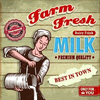 Creative Food poster design vector 02