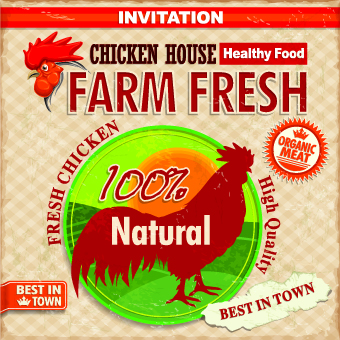 Creative Food poster design vector 03