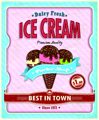 Creative Food poster design vector 05