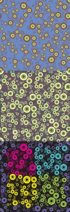 Circle pattern cartoon style vector Circle pattern cartoon style vector
