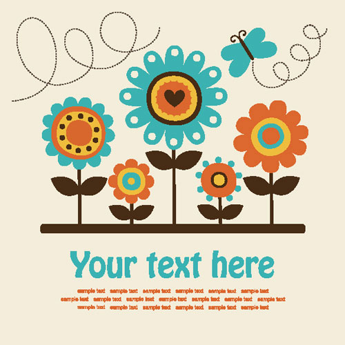 Cute child painting vector 03