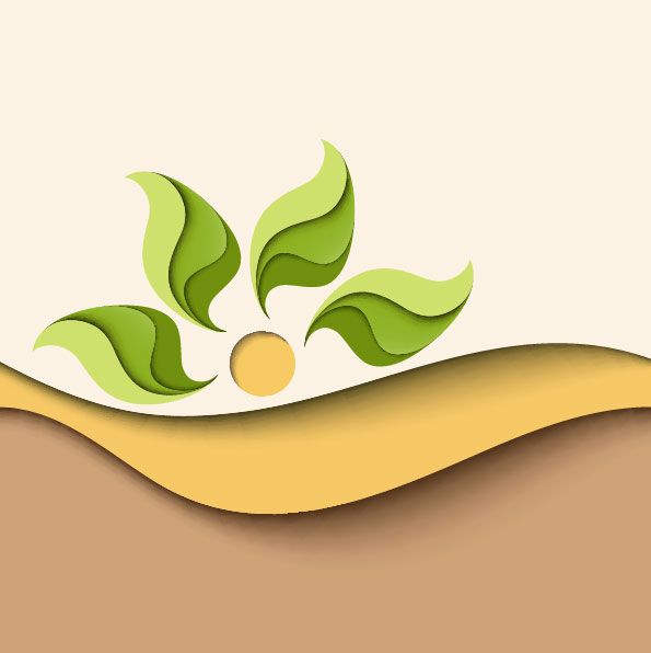 Summer and cartoon waves background vector 05
