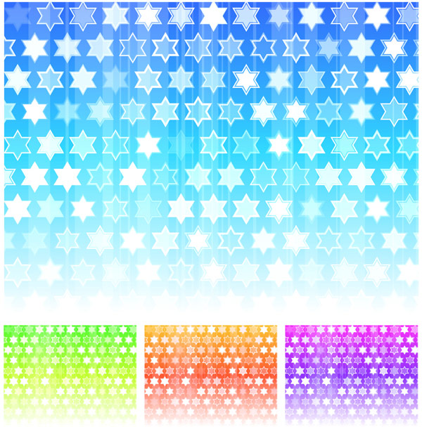 Colorful hexagonal background design vector