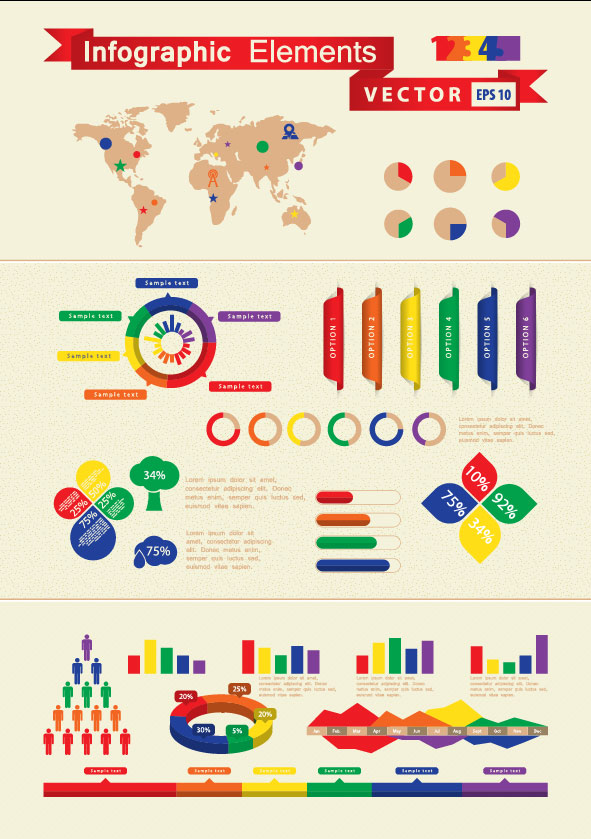 world statistics report percentages map infographics infographics graphs data map data cyclic graphs bar charts 