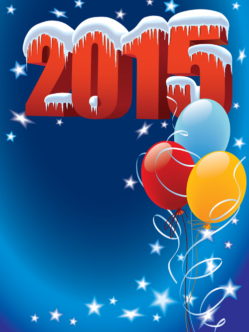 holiday colored balloon background 2015 