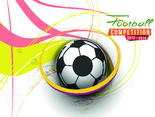 otball elements background vector 05 Abstract football elements background vector 05