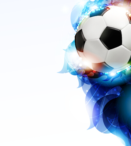 Abstract soccer art background vector 04