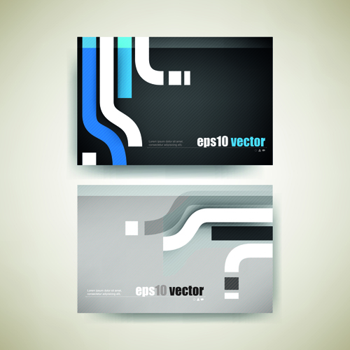track business cards business abstract 