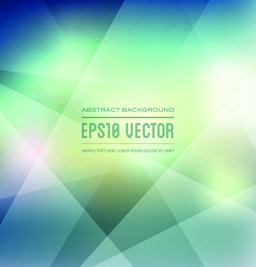 Blurred geometric shapes background art vector 02
