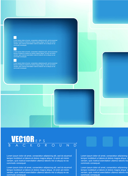 Creative Business brochure covers vector graphic 04