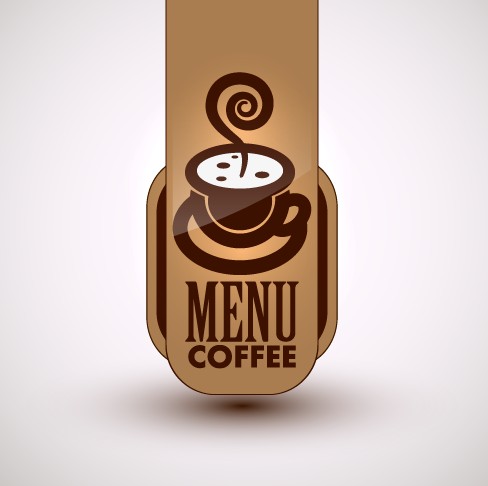 vector material menu cover coffee 